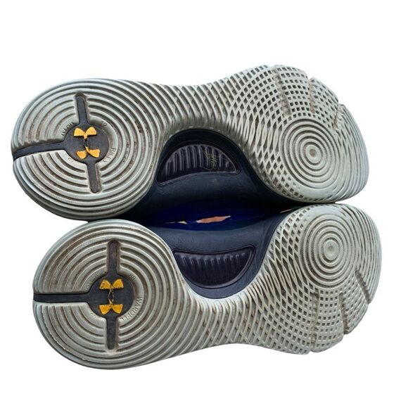 Under Armour Steph Curry 4 ‘More Fun’ Royal Blue Sneakers EU 40 Youth size 7 - Picture 8 of 13